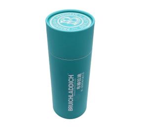 China 157g C2S Paper Packaging Tube , Rigid Tube Box For Wine Packaging factory