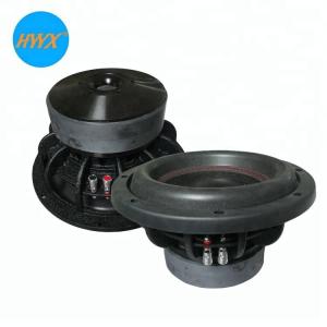 China 65mm Voice Coil Dual 4Ohms Competition Car Subwoofers factory