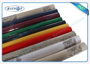China Bianco / Nero / Avorio Non Woven Waterproof Tablecloth For Medical Treatment factory