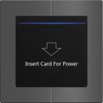 Hotel Room Key Card Holder Save Energy Standard 86mm wall box installation