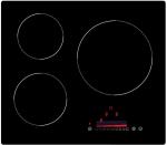 Plastic Shell 5000W 9.5kg Three Burner Induction Cooktop
