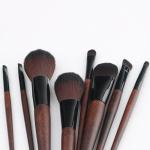Personalized Multifunctional Wooden Full Makeup Brush Set Eco Friendly Material