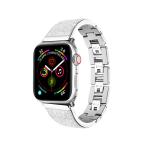 Portable Replacement 38mm 40mm 42mm Smartwatch Metal Strap Diamond Embedded