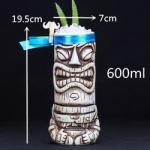 Creative Ceramic Tiki Mugs Hawaiian Cocktail Mug Porcelain Beer Wine Mug