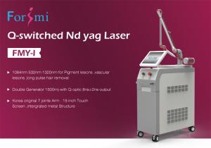 China 2018 Forimi newest 1064nm 532nm q-switch nd yag laser tattoo removal equipment with no pain factory