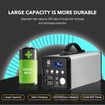 Off Grid Portable Power Station Generator 220V 500W With LiFePO4 Battery