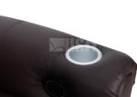 Custom Leather Electric Recliner Couch Home VIP Lounge Chair With Heat Seat