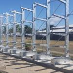 Sgs Medium Duty Cantilever Rack 3000kg Single Sided Cantilever Racking