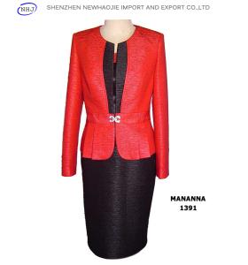 China ladies fashion new styles for women 3 pieces women skirt suits factory