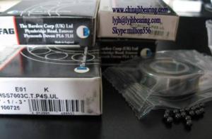 China HSS7003-C-T-P4S-UL machine tool main spindle bearing Dimension:17x35x10mm,steel ball,sealed factory