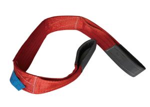 China Polyester Single Or Double Ply Lifting Webbing Sling 1000 - 50000 Thickness 5mm - 300mm factory