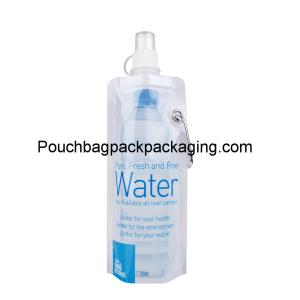 Customized printing plastic foldable mineral and purified drinking water bottle