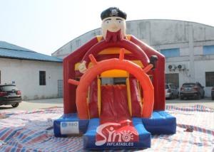 China Outdoor Pirate Inflatable Bounce Slide Combo For Kids Outdoor Party Fun factory