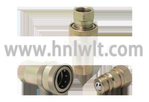 China Steel Quick Connect Hydraulic Couplings with Ball Valve for Skid Steer factory