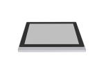 Resistive Industrial Touch Screen Panel Sliver Aluminum Alloy 15 Inch DC 12V