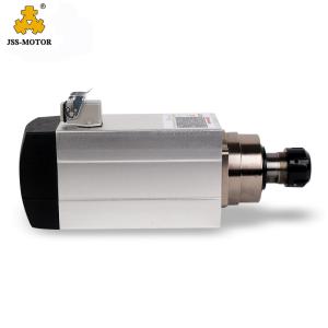 China 2.2kw Milling CNC Spindle Motor Air Cooled ER25 ER20 Square Type 24000rpm GDZ93x82-2.2 factory