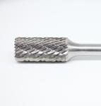 SB-7 Cylindrical End Cut Carbide Burrs 3/4" Cut Dia 1/4" Shank Dia Carbide