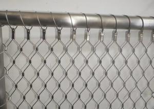 China 316l Zoo 7x7 Flexible Stainless Steel Cable Netting Rope Mesh factory