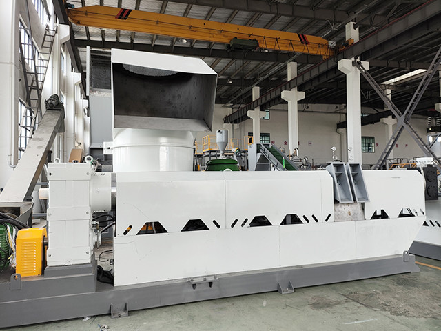 High Capacity Waste Pp Film Pe Plastic Strand Cooling Pelleting Line