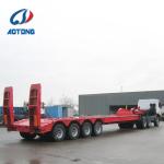 120ton 3/4/5/6/7/8 Axles Low Bed Lowboy Semi Trailer with Dolly Mechanical