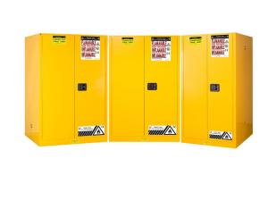China Fire Proof Chemical Flammable Liquids Storage Cabinets Powder Coated For USA. CANADA. RUSSIA factory