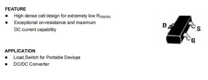 HXY3401 Mosfet Power Transistor