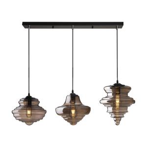 China E27 Single Kitchen Blown Glass Pendant Light Modern Chandelier 27 X 43cm factory