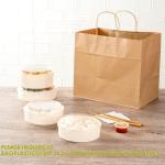 16 Ounce Food Containers, Wooden Bento Boxes - Grease Resistant, Small, Natural