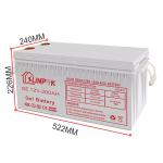 Sunpok 12V Deep Cycle Gel Battery Durability Solar Deep Cycle Gel Lead Acid