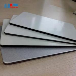 China Alumetal Silver PVDF ACP Aluminium Composite Panel Facade Products factory