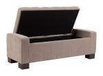 folding household furnitures home shoes storage ottoman box tufted bench with