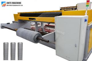 China 380V Hexagonal 3300mm Wire Mesh Fence Making Machine factory