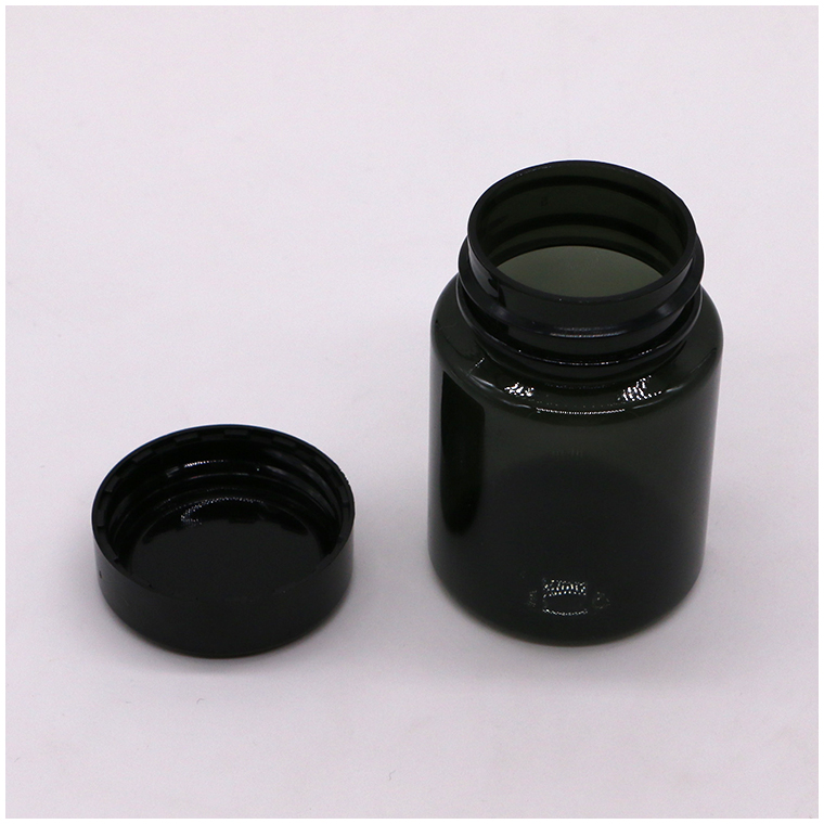 70ml PET Transparent Bottle Plastic Medicine Containers with SCREW Cap OEM Service