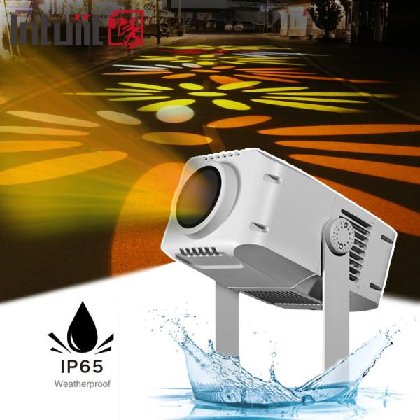 100W Outdoor Advertising LED Gobo Logo Projector Light Rotating Waterproof