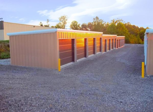 Prefabricated Self Storage Units Mini Shed Building With Light Steel Structure Frame And Aluminum Alloy Window