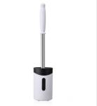 Stainless steel toilet brush no dead corner toilet brush long handle dead corner