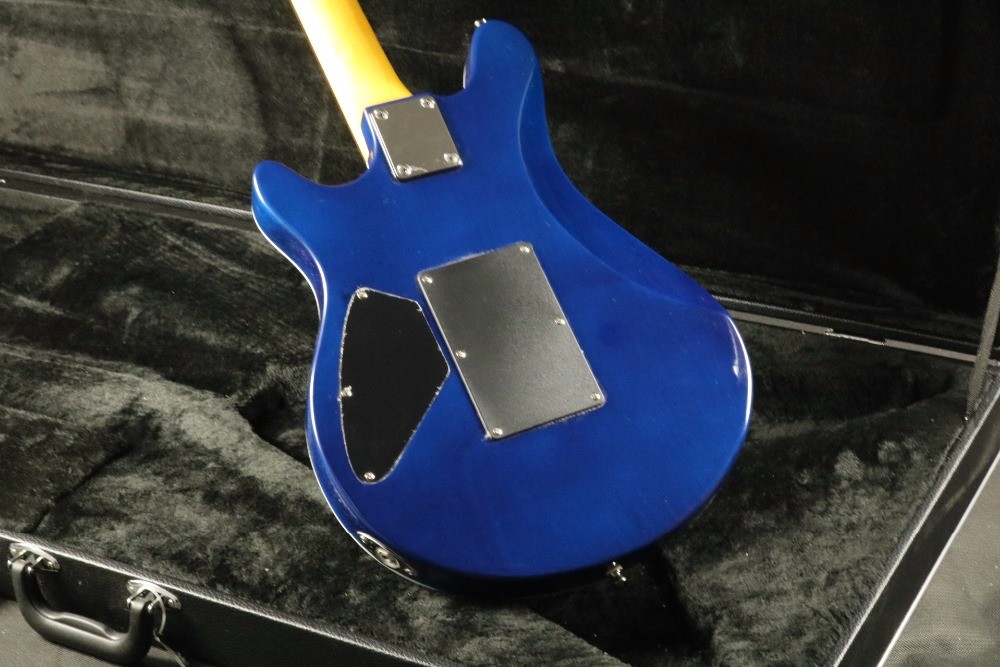 Mahogany body HsH pickups Quilted Maple Top single Binding Music Man olp Electric guitar Guitarra transparent pickguard
