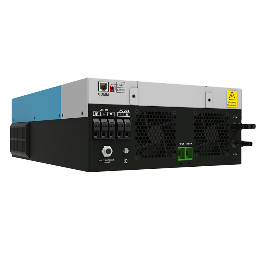 One-Key Reset 120A 140A Mppt Pure Sine Wave Dc To Ac Removable Lcd 3.6/4.2/6.2Kw Hybrid Solar Inverter With Dust Filters