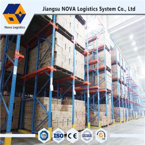 China Warehouse Storage Forklift Drive In Pallet Racking Freezer Use Q345 Steel Cold factory