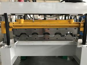 China High Speed 5 - 8m / min Tile Roll Forming Machine For Colored Steel Plate factory