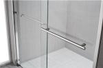 Two Panel Sliding Glass Shower Doors Glass Thickness 6mm With PVC Waterproof