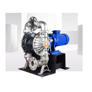 China Stainless Steel Electric Diaphragm Pump 3 Inch Double Diaphragm PTFE on sale