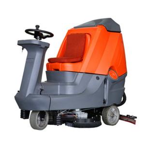 China Automatic Ride On Floor Scrubber Dryer With Powerful Vacuum Motor 750w factory