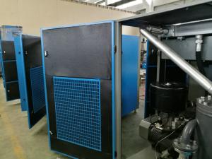 China Wear Resistant Screw Style Air Compressor , Horizontal Double Screw Compressor factory