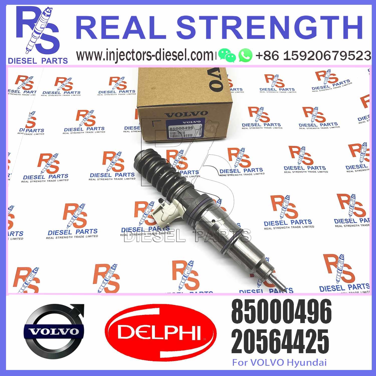 Diesel Fuel Injector 85000496 BEBE4D06001 BEBE5D32001 85000496 E3.18 for V-O-L-V MD13 EURO 4 HIGH POWER