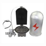 Aluminum Alloy Metal Joint Box for 2 In 2 Out Cable Ports 48 Cores Pole Aerial