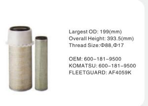 China OD 1996mm Hydraulic Oil Filter Assembly 600-181-9500 393.5mm Height factory
