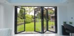 Powder Coating Frame Finishing Glass Folding Door for High Energy Efficiency and