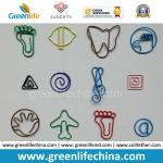 Variety Colours Cute Office Stationery Paperclips Metal Safety Clip Holder