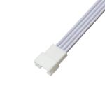 4 Pin Male To Female Flat Flexible Ribbon Cable LHE Connector For Electronic